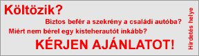 Béreljen furgont!
